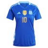 Goedkope Argentinië Messi 10 Dames Uitshirt 2024